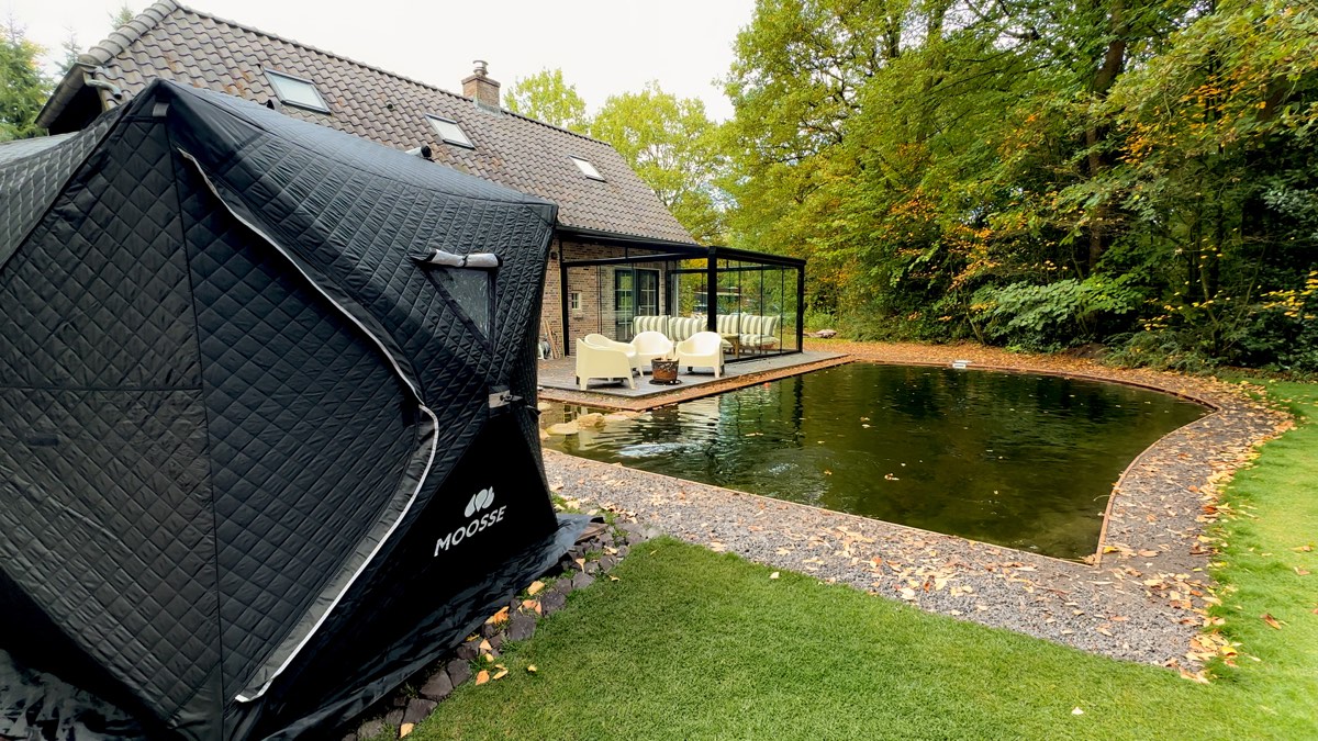 Een sauna die altijd klaar staat.
