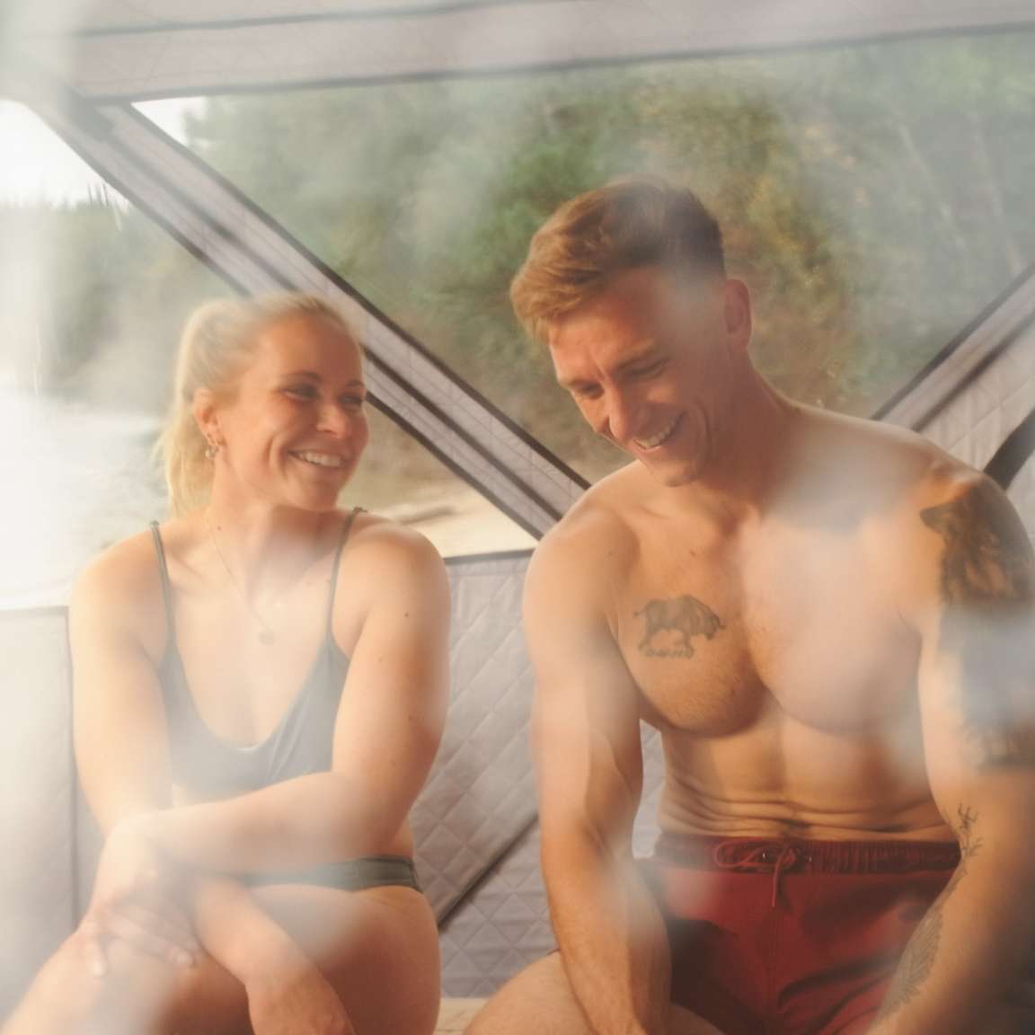 In de MOOSSE sauna